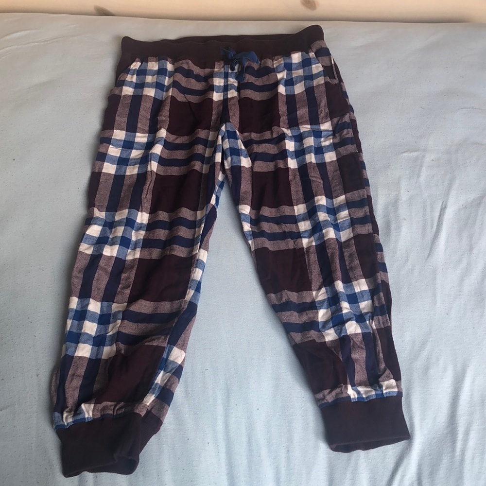 Aerie Plaid Jogger Pajama Pants